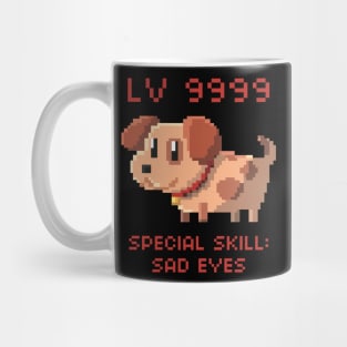 Overpowered Pixel Puppy Mug